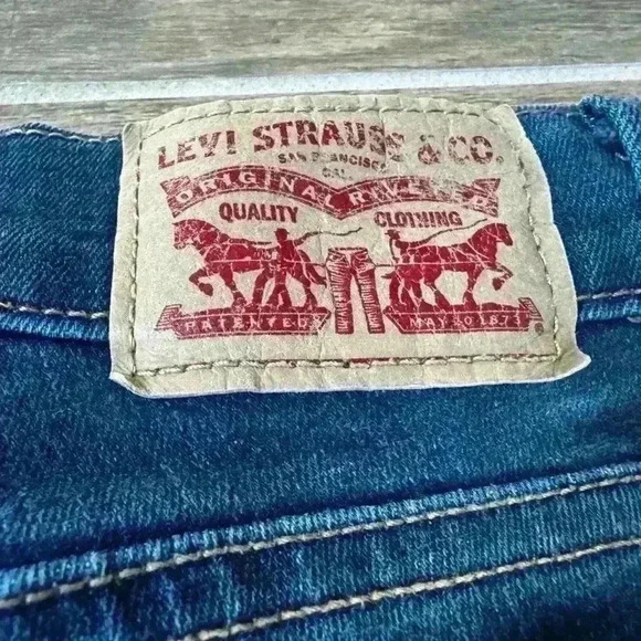 Levi 505 Straight Size 4M W27/ L 32 Denim Jean PC9-15505-0145 western - Picture 7 of 8